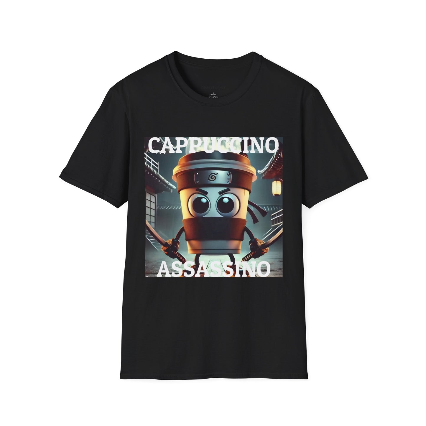 Cappuccino Assassino Unisex Graphic T-Shirt
